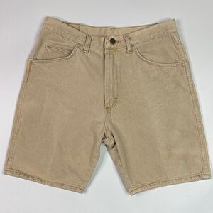 Vintage Wrangler 60601 WK Tan Denim Shorts Size 33